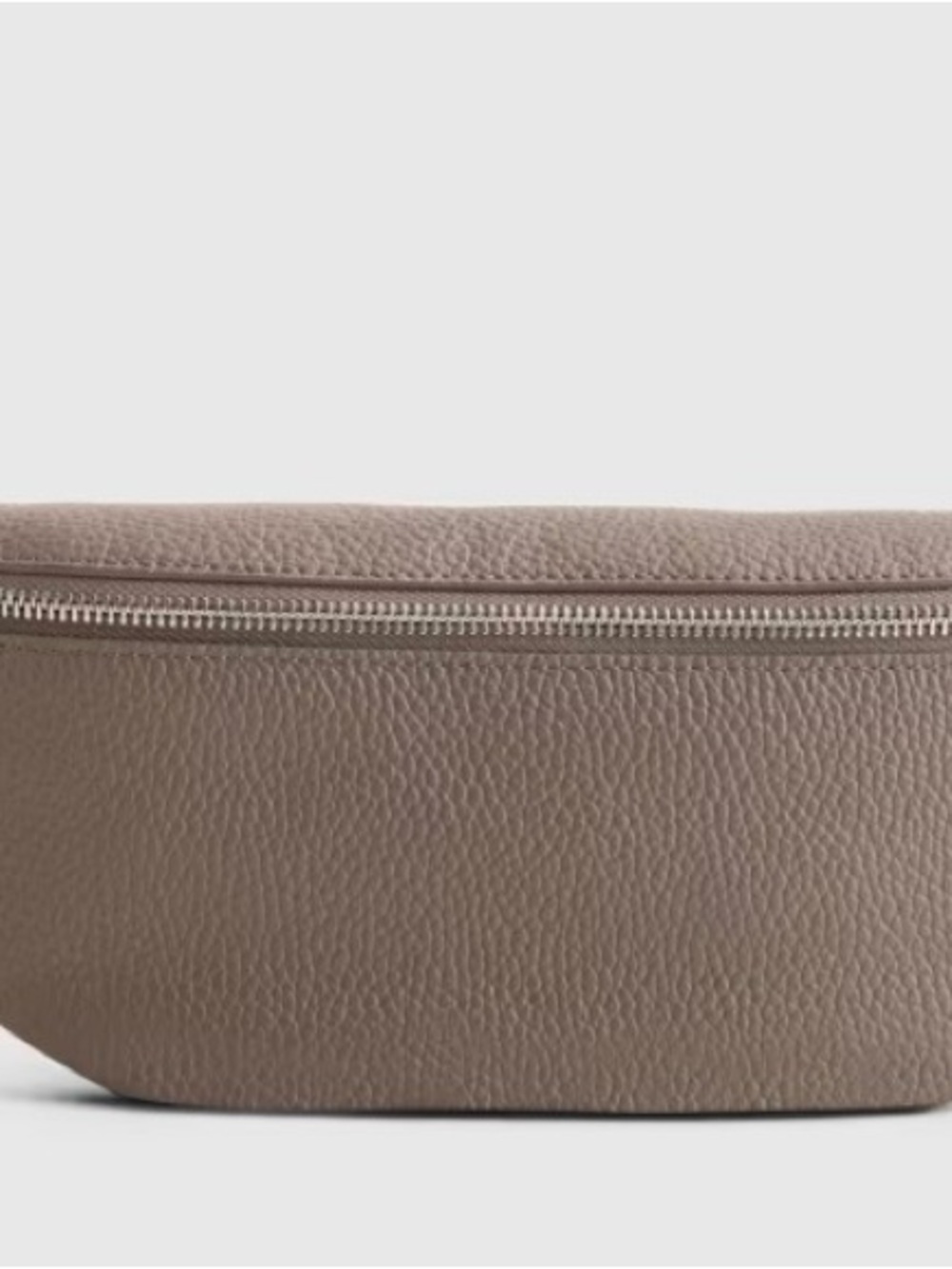 Quince Mink Italian Pebbled Leather Sling Bag - Picture 2 of 9
